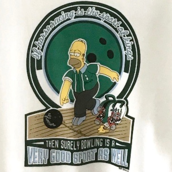 Shirts Homer Simpson Bowling The Simpsons Tee Shirt Nwot Poshmark
